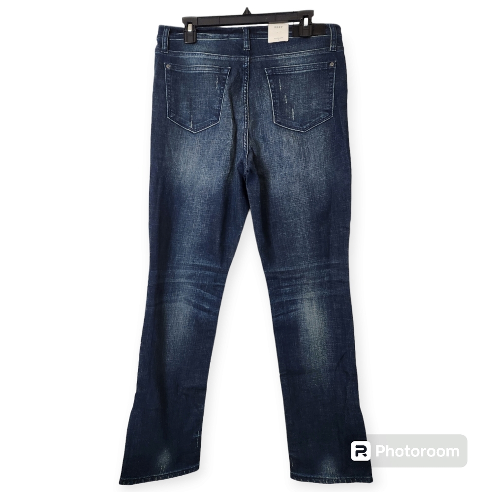 DKNYC City Ultra Skinny Low Rise Zip Leg Jeans size 12 NWT